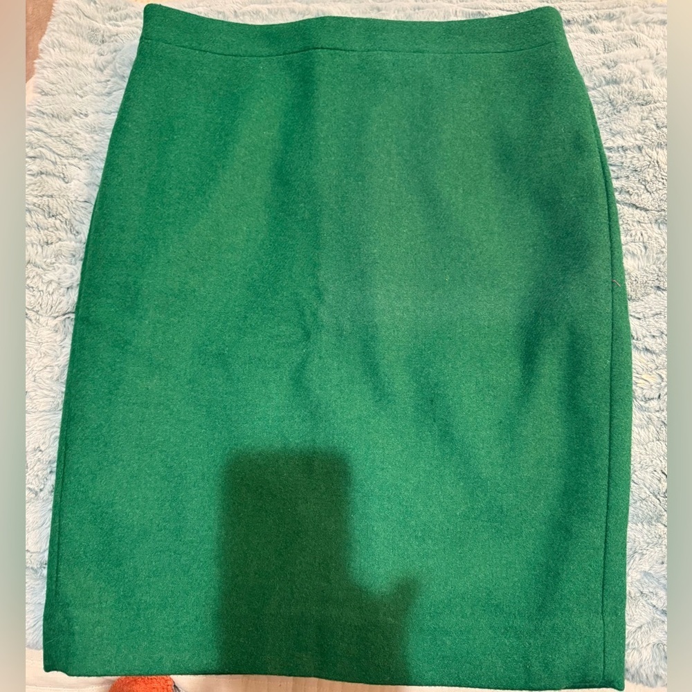 J. Crew Factory Green Skirt NWT Size 8